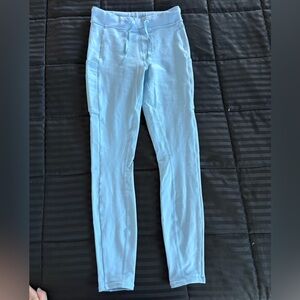 ALO YOGA Checkpoint Highwaisted Light Blue Leggings